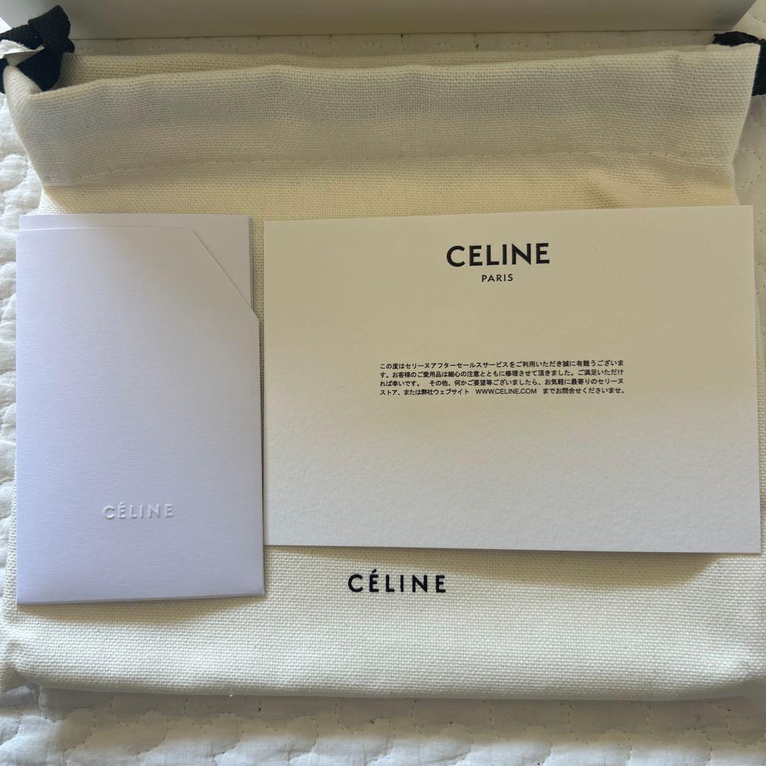 【美品】CELINE セリーヌ 長財布 ラウンドファスナー ブラック 黒×黄色