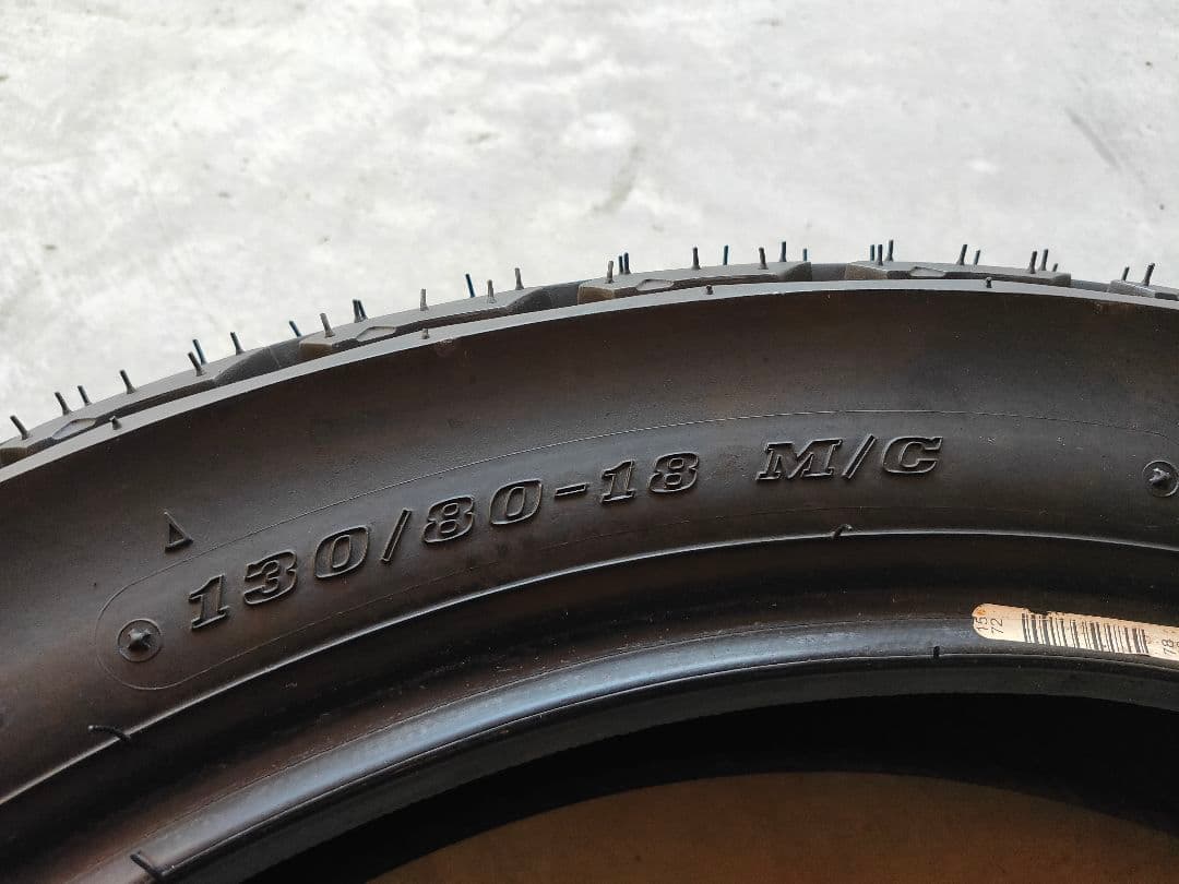 2023年製 超バリ溝 DUNLOP ダンロップ K180 130/80-18