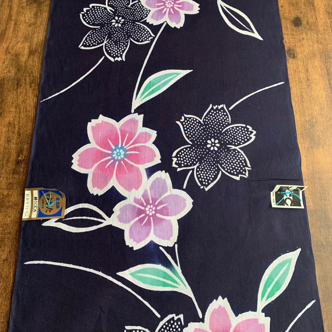 ①【5反】　浴衣　反物　一反　レディース　女性　ゆかた　生地　着尺　未仕立て