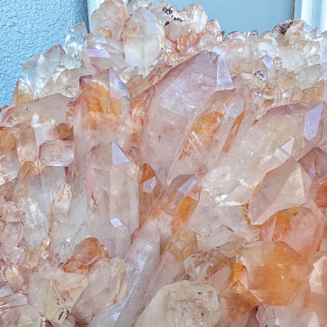 巨大❗希少❗️超綺麗♡キラキラ☆超強いパワーピンクヒマラヤ水晶クラスターA1439