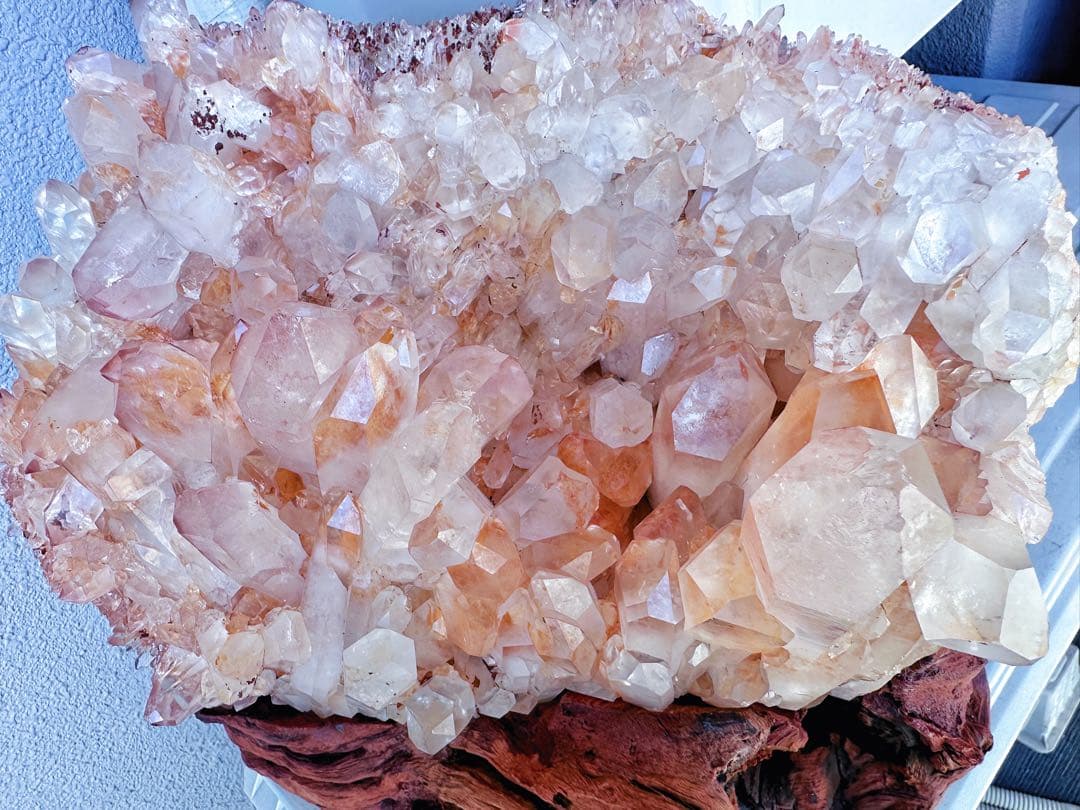 巨大❗希少❗️超綺麗♡キラキラ☆超強いパワーピンクヒマラヤ水晶クラスターA1439
