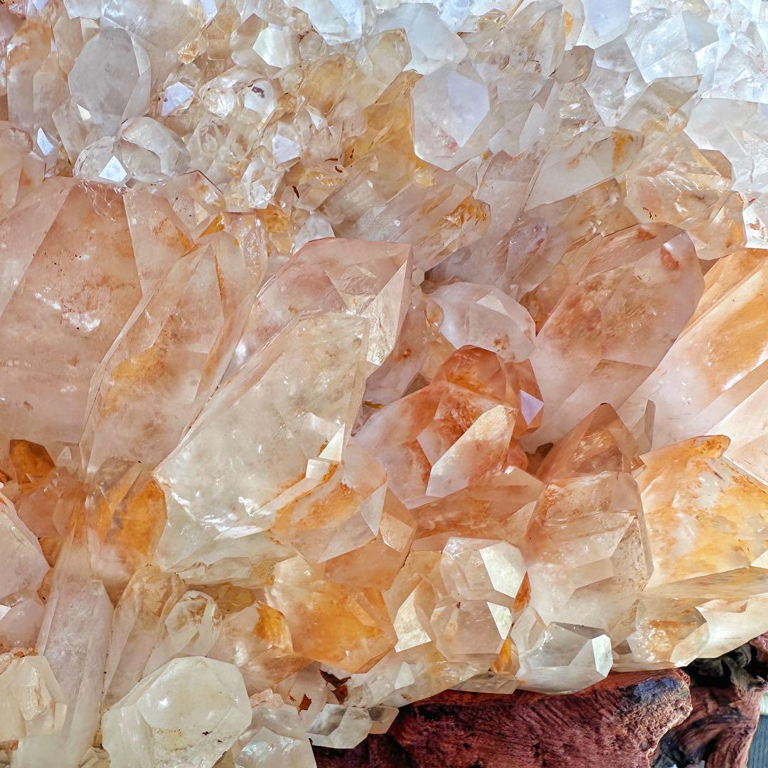 巨大❗希少❗️超綺麗♡キラキラ☆超強いパワーピンクヒマラヤ水晶クラスターA1439