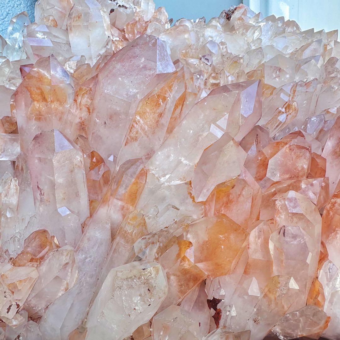 巨大❗希少❗️超綺麗♡キラキラ☆超強いパワーピンクヒマラヤ水晶クラスターA1439