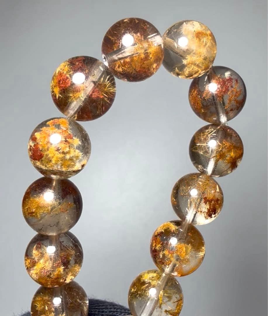 【値下げ不可】フラワールチルクォーツ　ガーデンクォーツ　ブレスレット　天然石