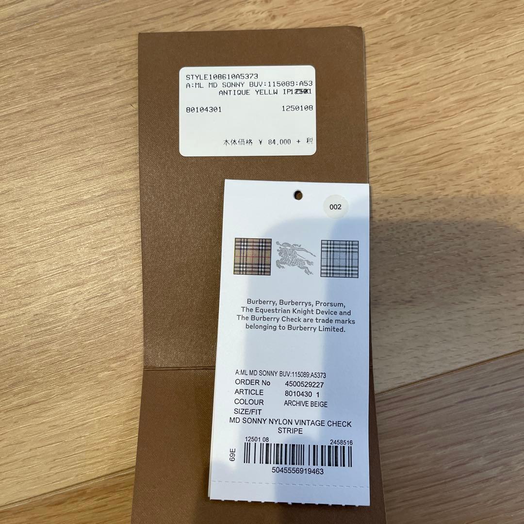 ［タグ類完備］Burberry ボディバッグ　チェック　バムバッグ
