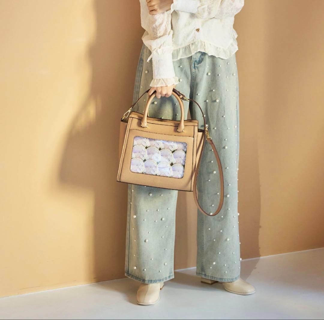 美品☆MARSLY マーズリー 痛バッグ ベージュ - メルカリ