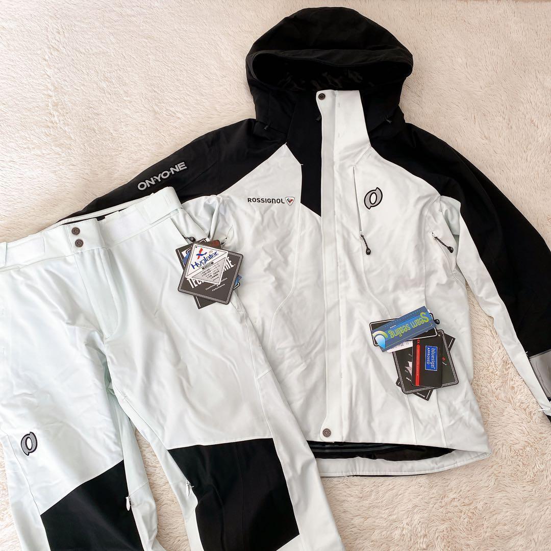 新品♪ON.YO.NE オンヨネ　メンズ　L　スキーウェア　上下セットスノボー白
