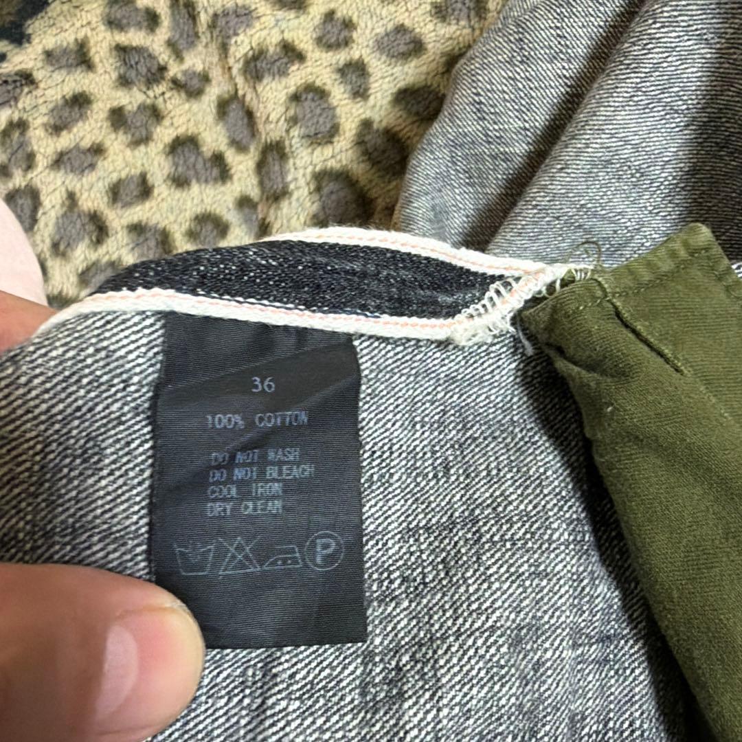 レア　廃盤　TROPHY CLOTHING ダートブラックデニム