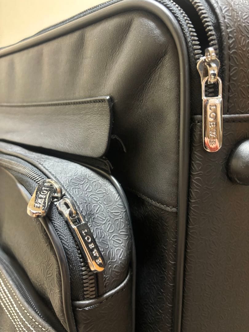 専用ロエベ【LOEWE】アナグラム　ブラック　キャリーバッグ　SALE中