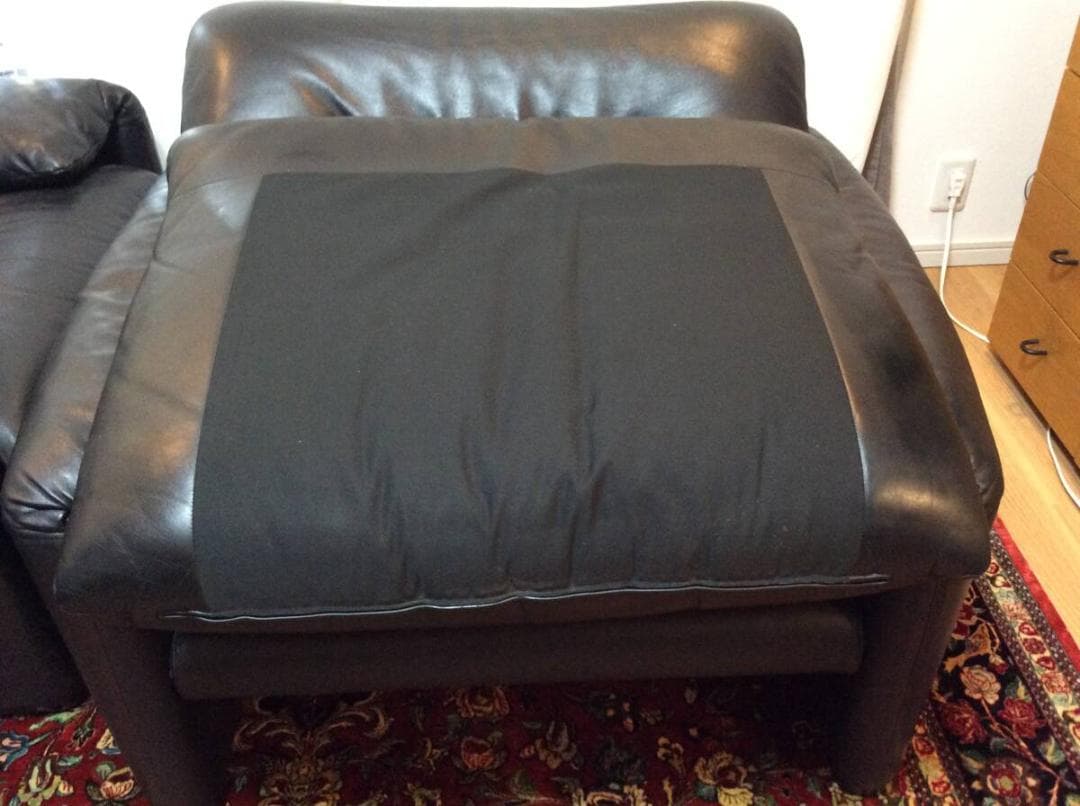 カッシーナ マラルンガ 本革 一人掛けソファ/シングル☆幅100㎝×奥行90