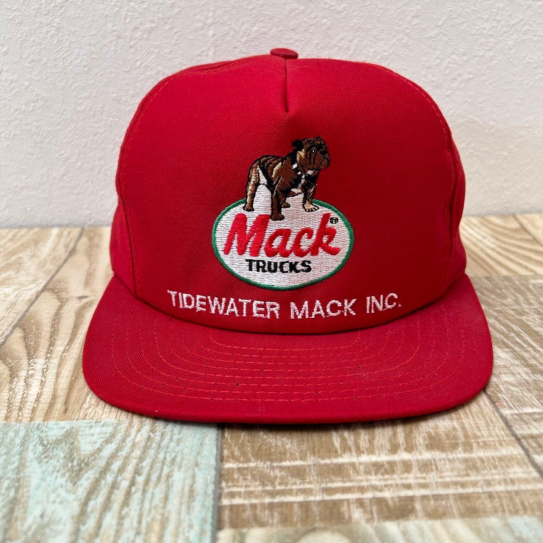 USA製 Mack Trucks マックトラック トラッカーキャップ レッド - メルカリ