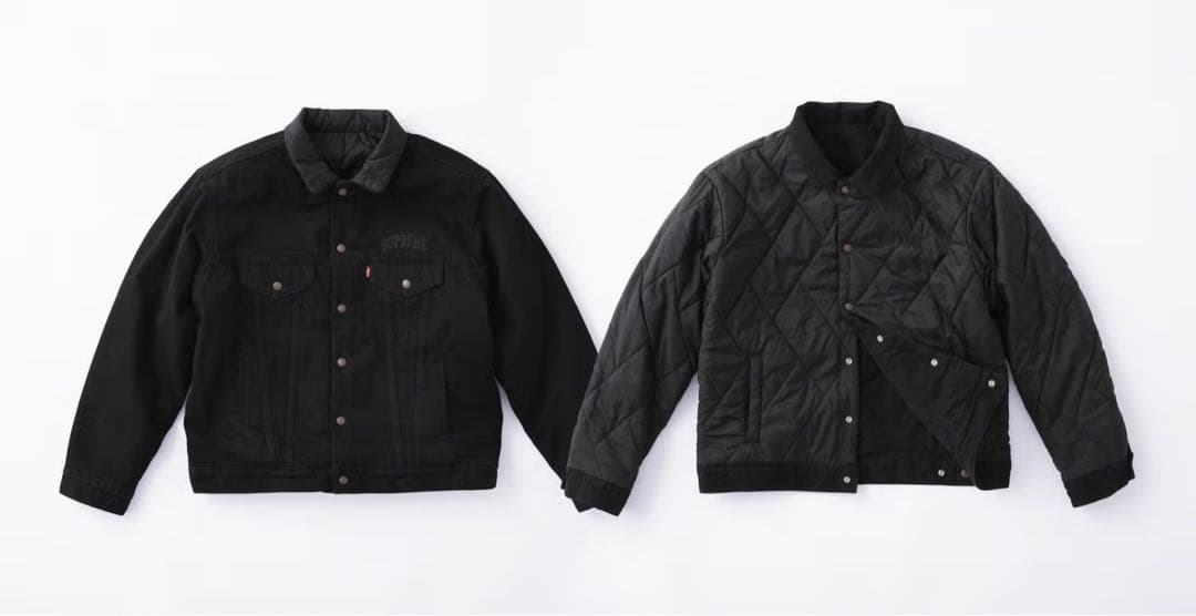 ジャケット・アウター Supreme Levi's Quilted Reversible Jacket