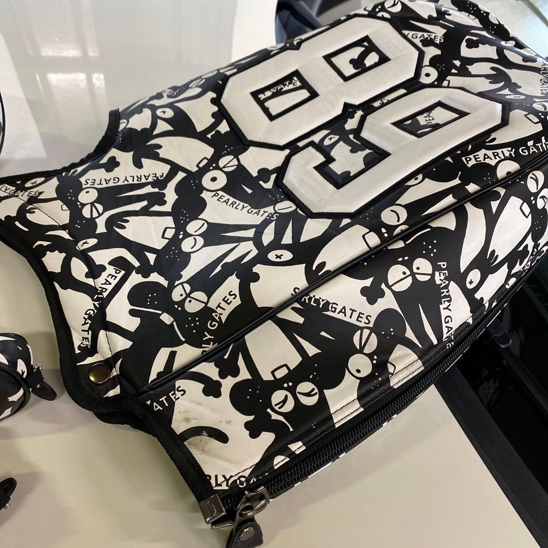 美品PEARLY GATESニャロメコラボキャディバッグ＆ヘッドカバーフルセット