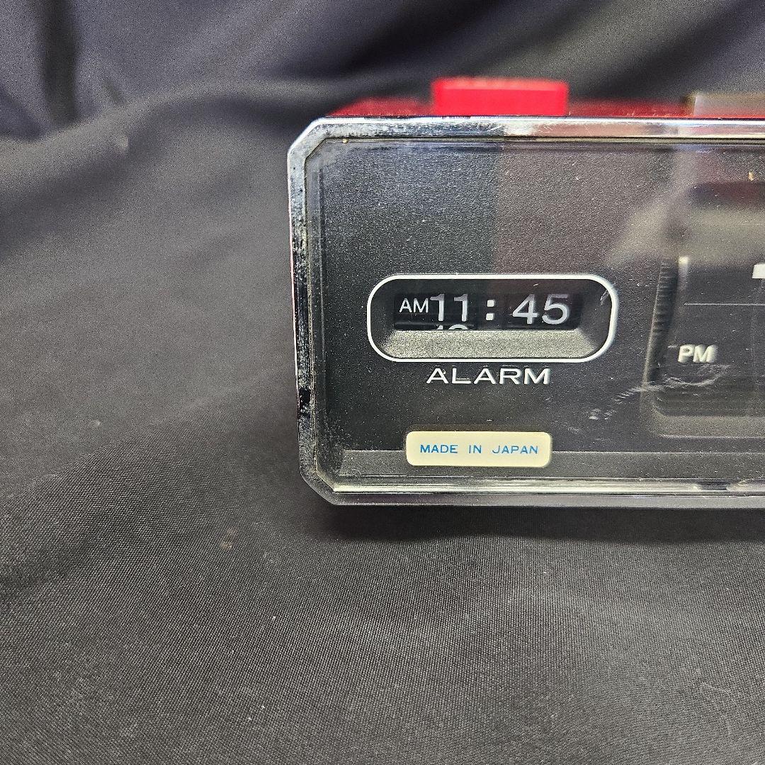 SEIKO パタパタ時計 QN401T昭和レトロ 70s　レッド