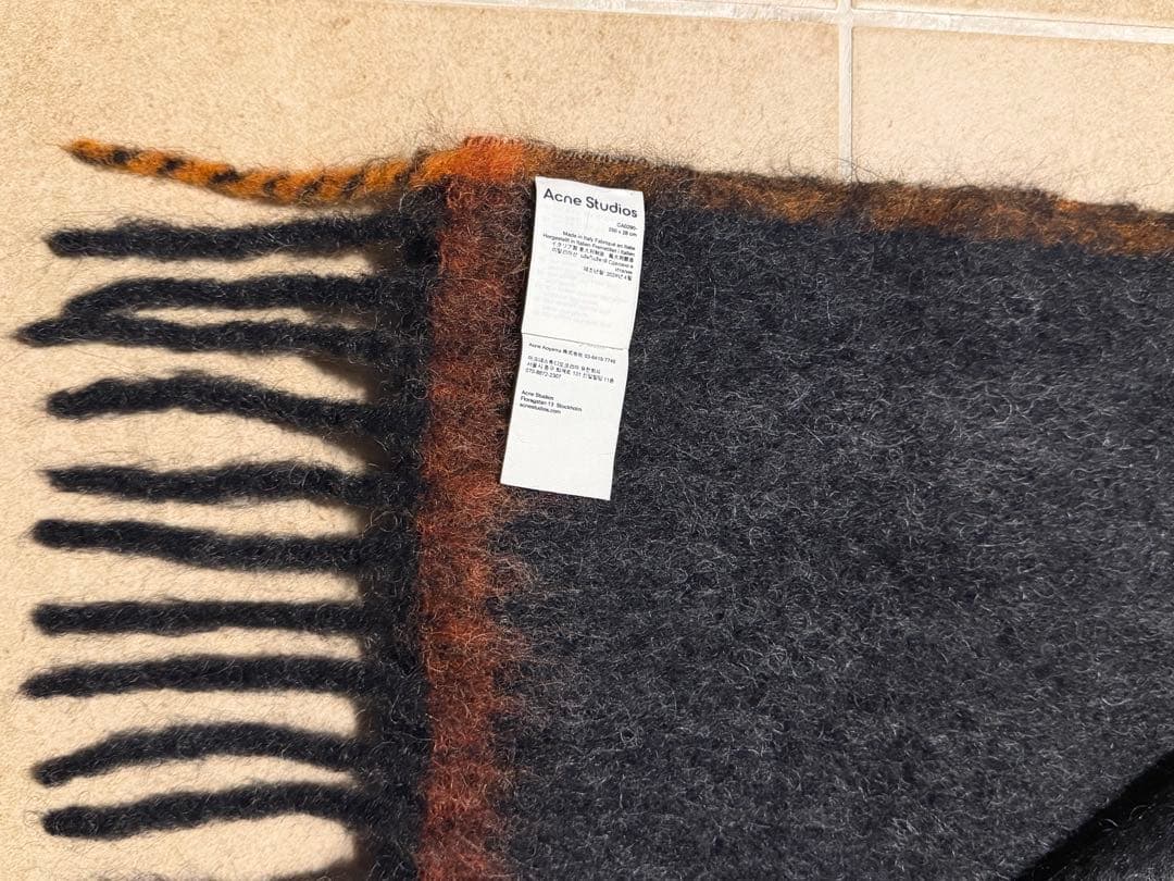 m.k様　Acne Studios ウールモヘアスカーフ マフラー　国内正規品