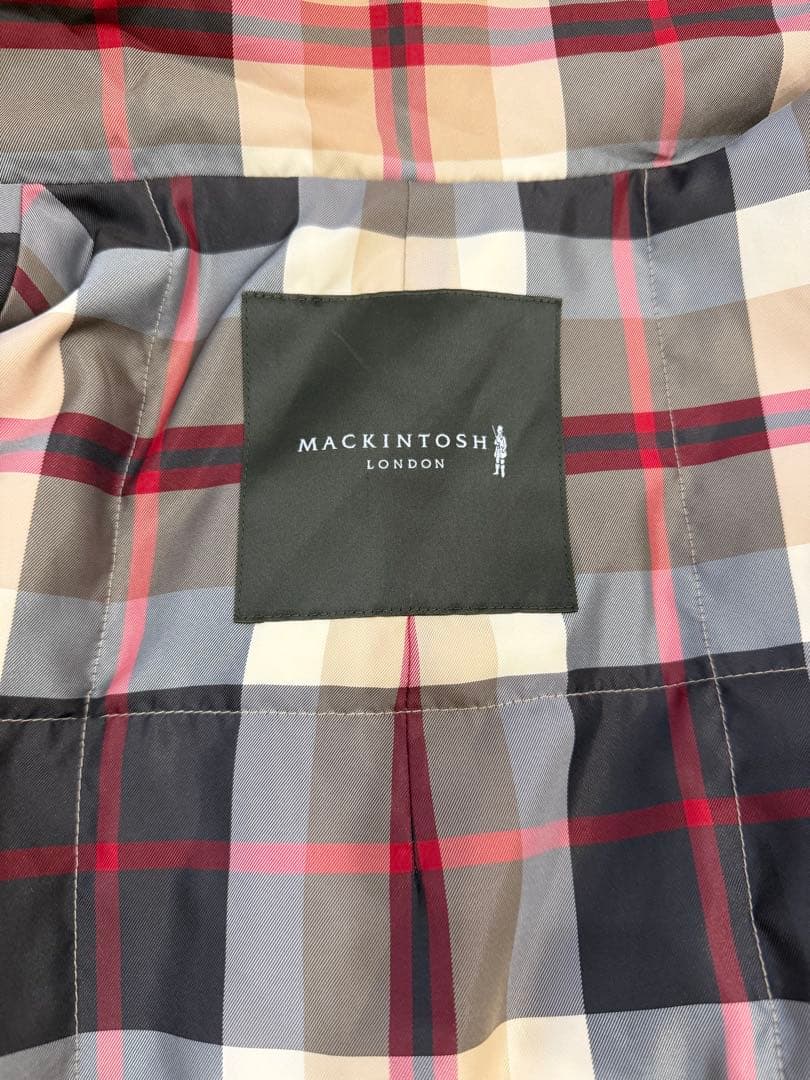 マッキントッシュ ロンドン ステンカラーコート ダウンコートネイビー サイズS