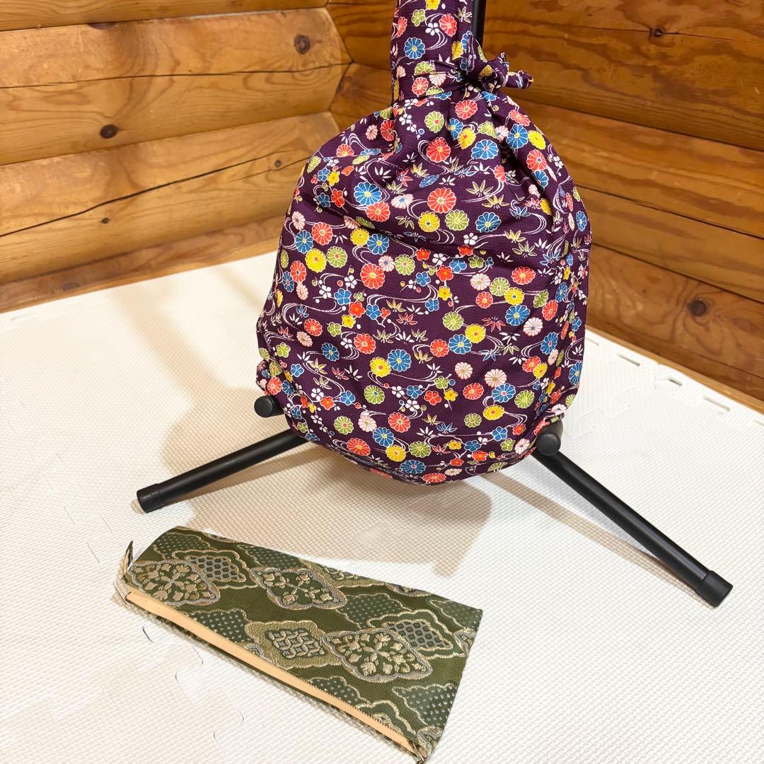 三味線 中棹 丸内胴 山サワリ 鼈甲バチ 犬皮