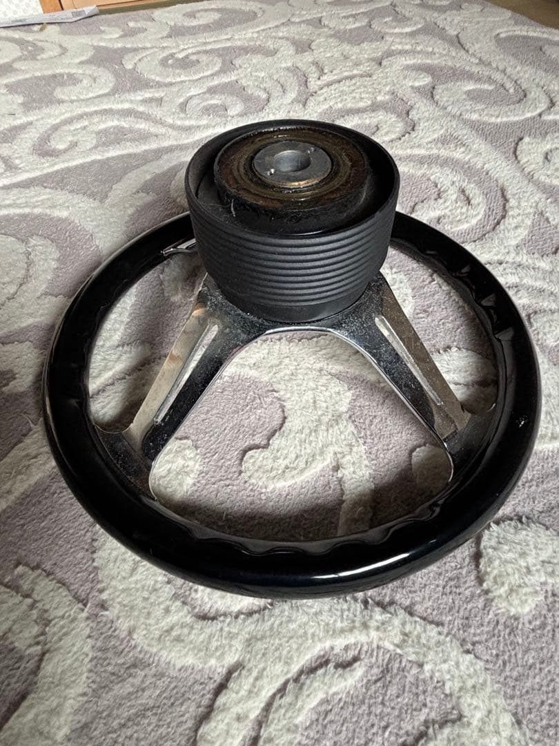 古いジムニーに付いていた3本スポーク ステアリングホイール 本体Yahoo