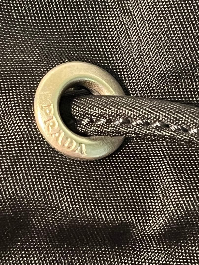 PRADA プラダ 巾着 ポーチ ミニバッグ 白タグ テスート