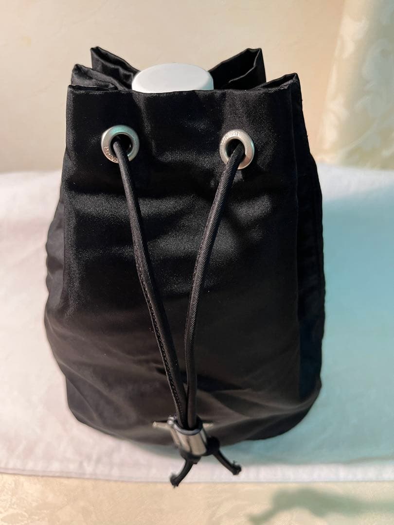 PRADA プラダ 巾着 ポーチ ミニバッグ 白タグ テスート