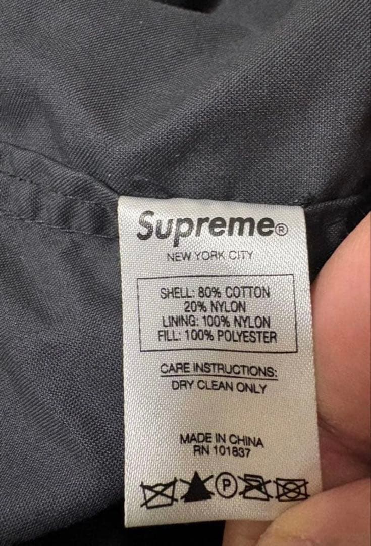 ダ*ス様 Supreme Fishtail Parka black S モッズコ