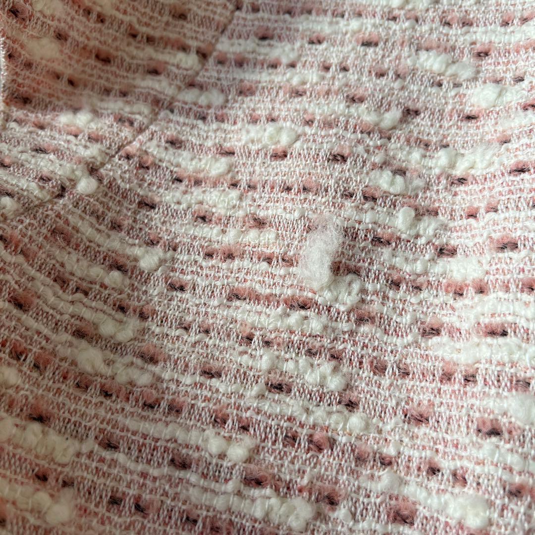 Rene ルネ ピンク ツイード ワンピース 34 - メルカリ