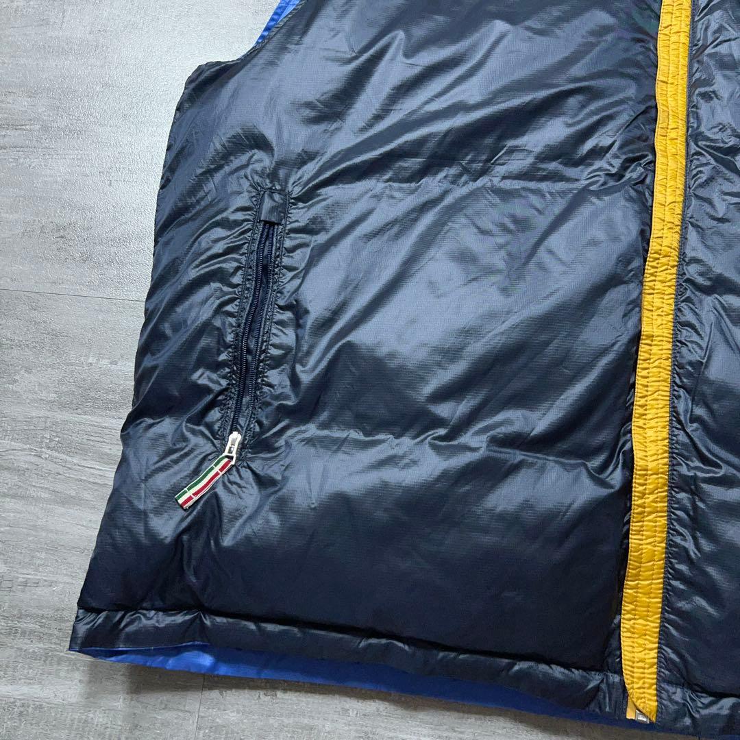 美品 SINACOVA シナコバ キルティング ダウンベスト リバーシブル 4L