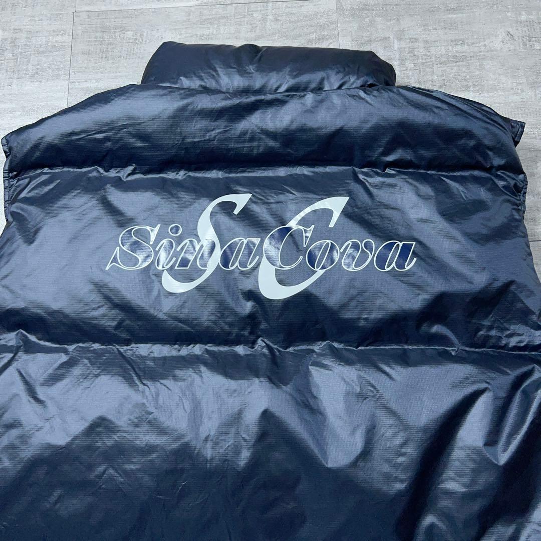 美品 SINACOVA シナコバ キルティング ダウンベスト リバーシブル 4L