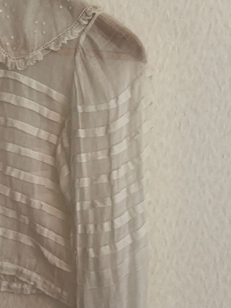 19世紀 france antique フランスアンティーク ブラウス レース