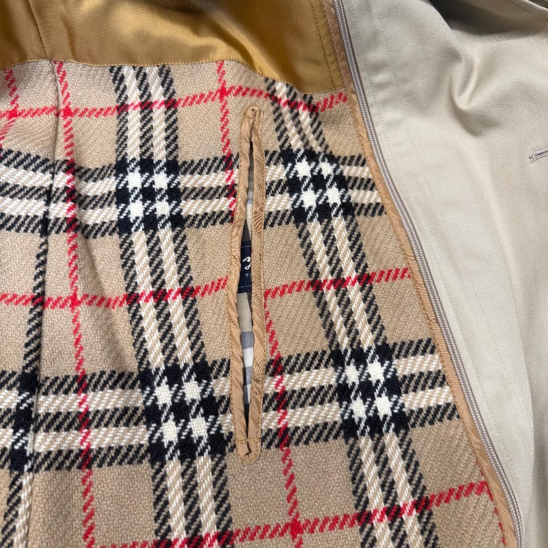 ◉Ad1001 Burberry ステンカラーコート クリーニング済 ネーム有