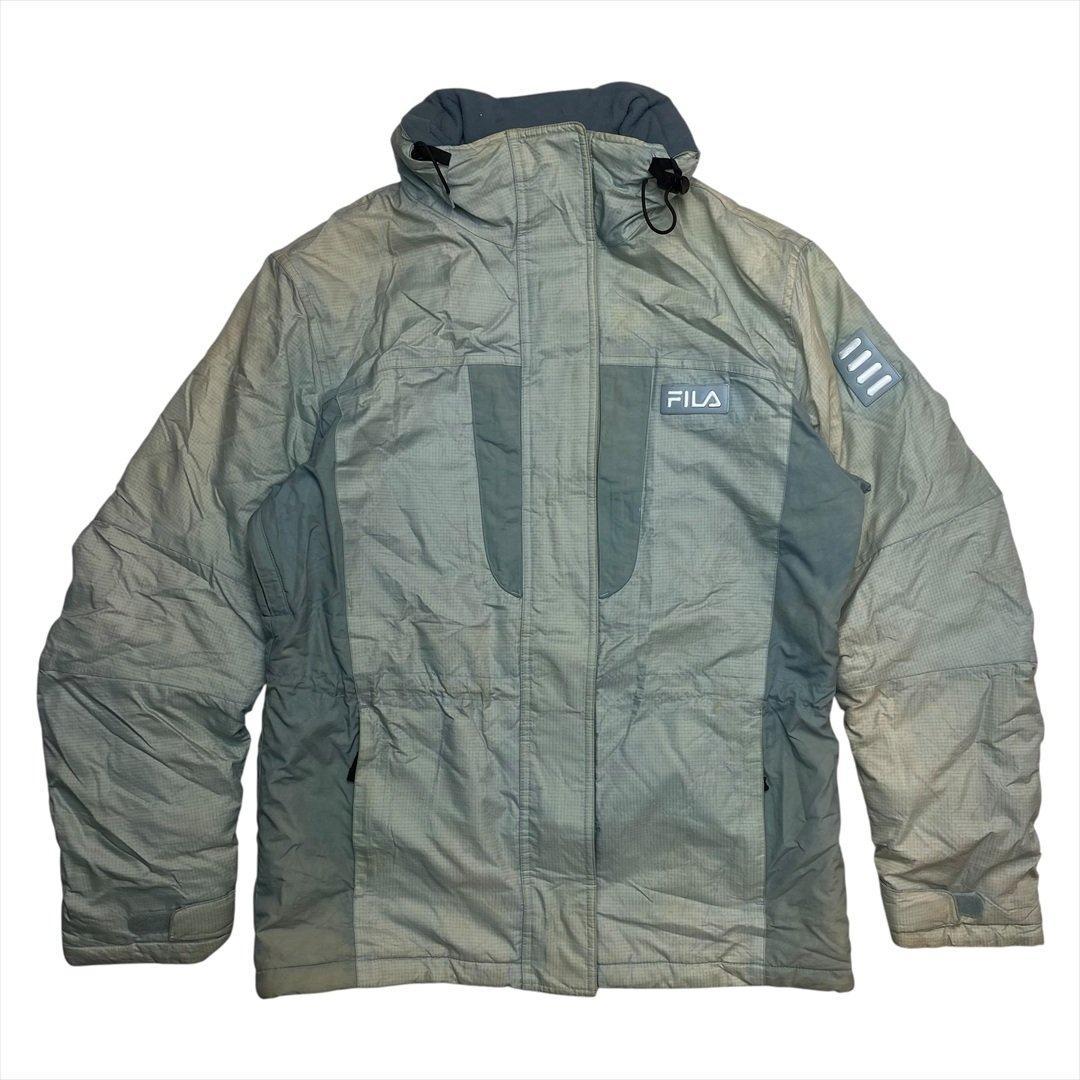 90s FILA フィラ ナイロン 中綿 スキー ジャケット レディース M