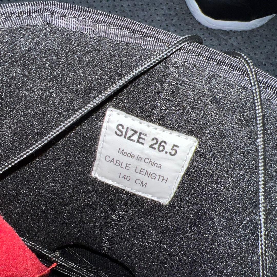 数回使用 26.5cm PALMER MESH atop ダイヤルブーツ