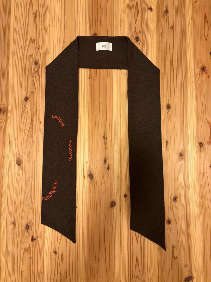 well (ウェル) ブラウンマフラー (FOME購入)