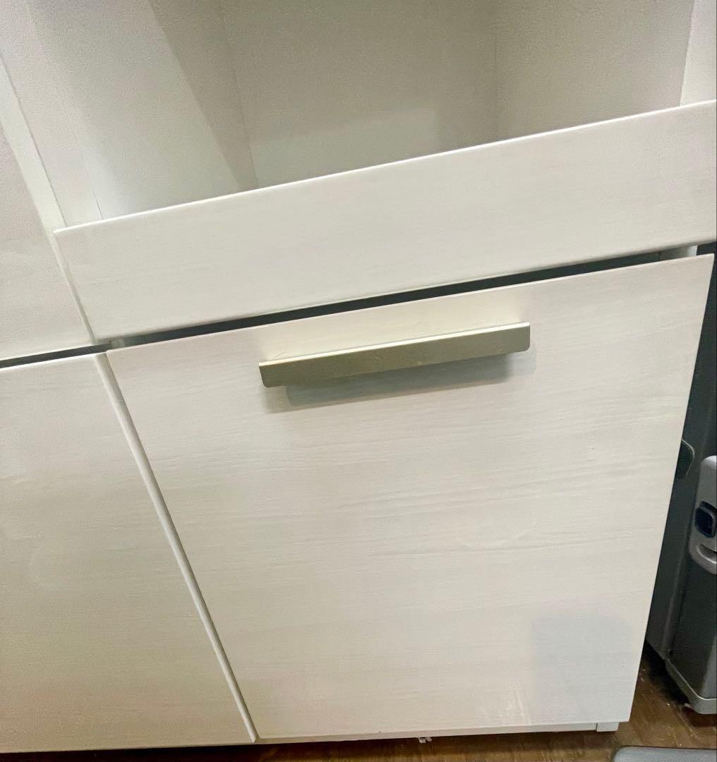 【Lemon】ニトリ キッチンボード ソレル 食器棚 100KB WH