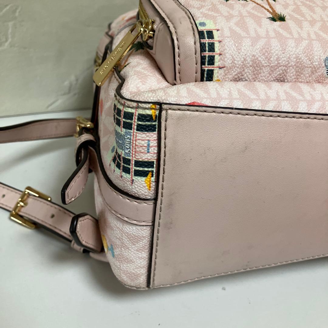 MICHAEL KORS フラミンゴプリントリュック