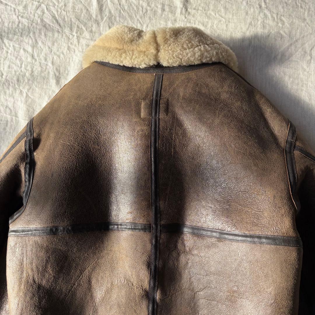 【美品】AVIREX アヴィレックス B-3 ムートン フライトジャケット 42