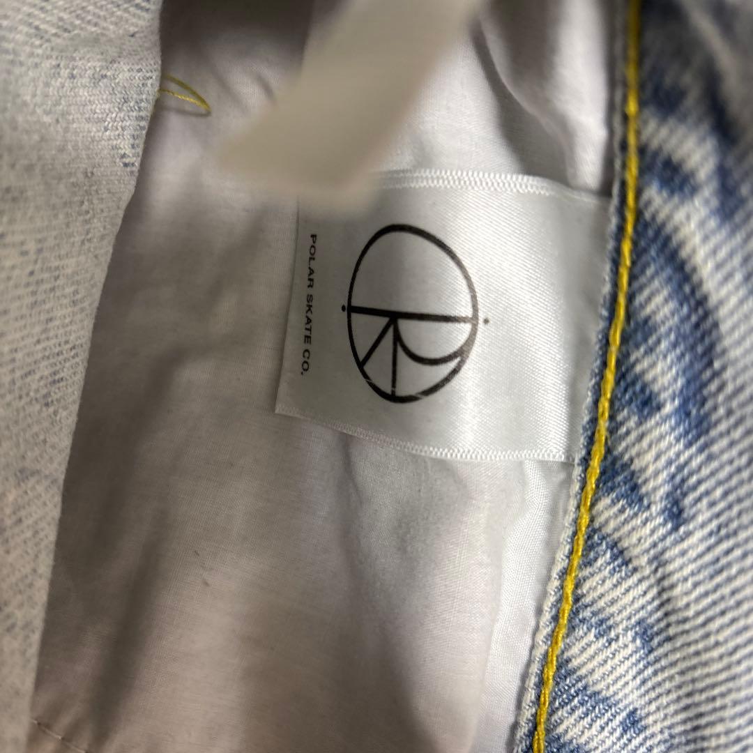 polarskate bigboyライトブルーデニム　旧ロゴ 美品