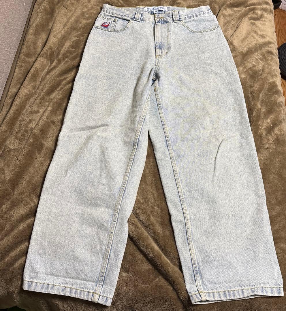 polarskate bigboyライトブルーデニム　旧ロゴ 美品