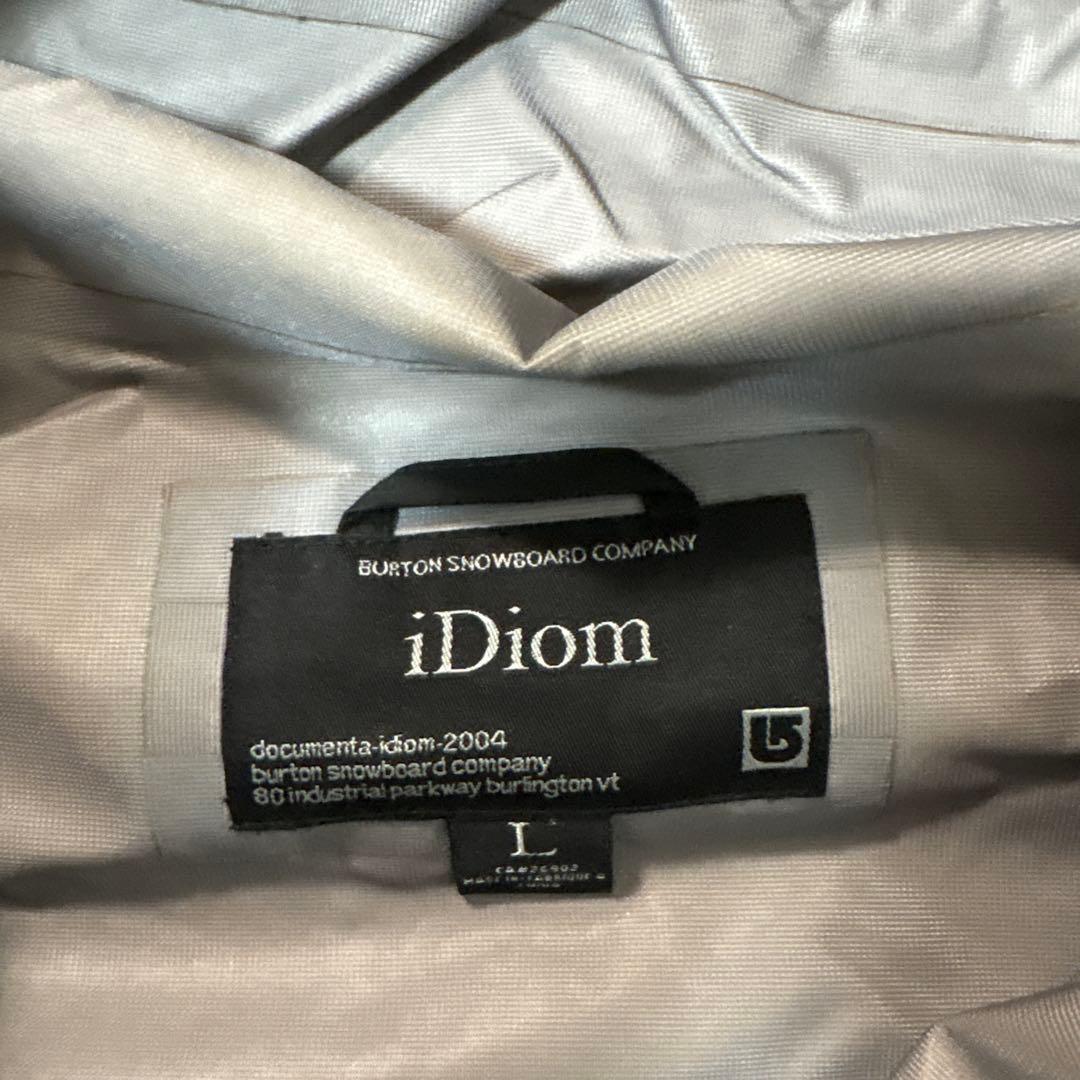 【同モデルのミトンおまけ】Burton iDiom スノボウェア（ブラック、L）