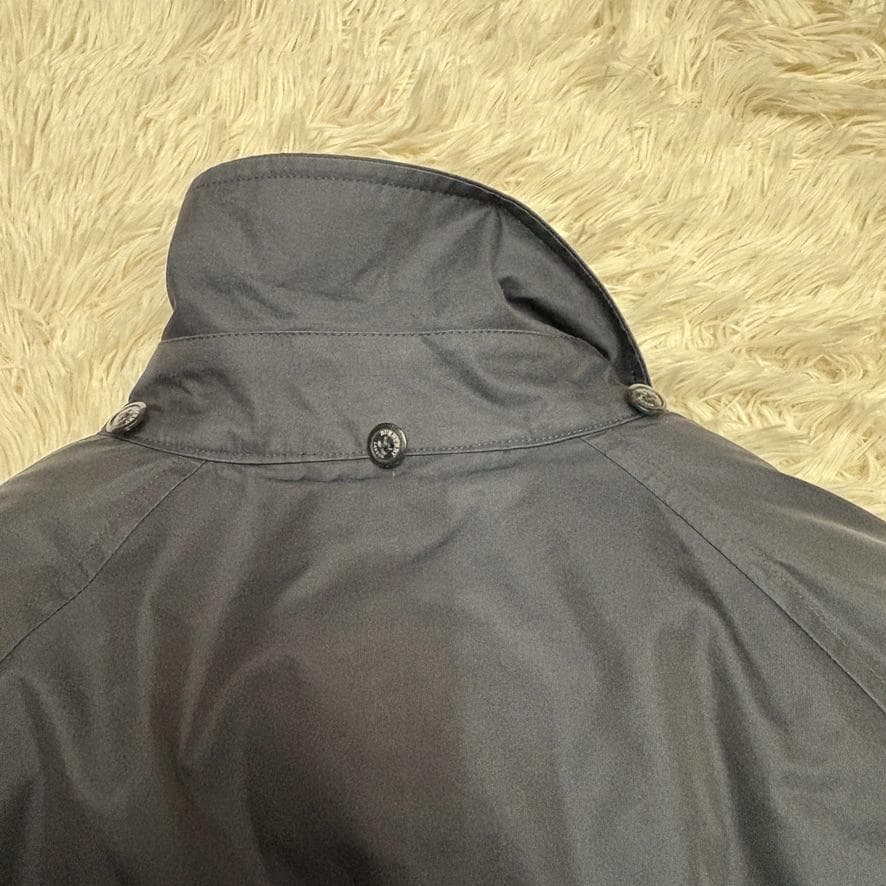 バーバリーロンドン コート ダウンライナー付 ノバチェック ブラック　XL