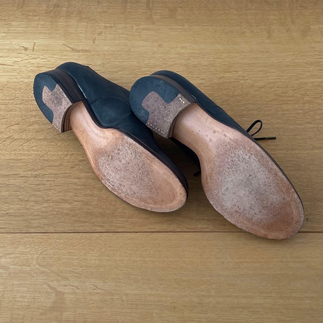 forme Balmoral plain shoes フォルメ 革靴 レザー 黒