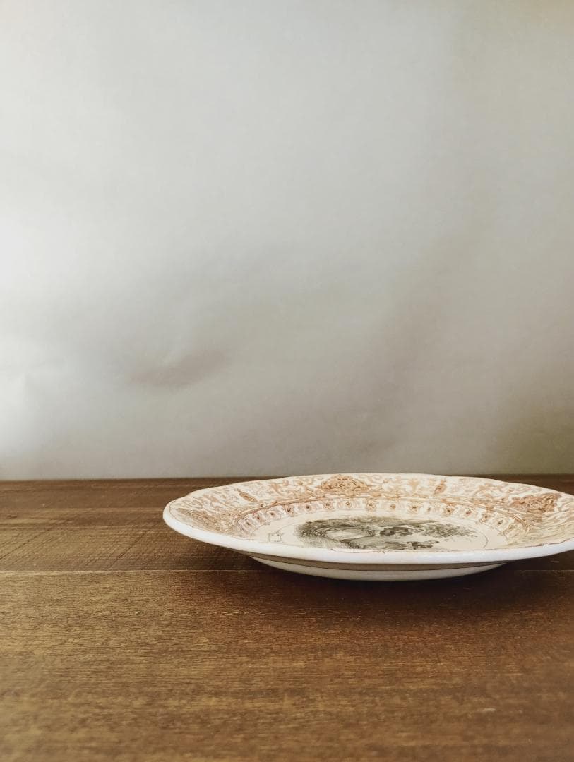 サルグミンヌ ルイ15世 トリベット 陶板ラウンドプレート フランス