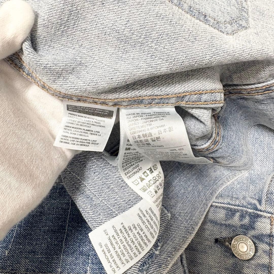 【美品】リーバイス デニムジャケット トラッカー CHIZU Mサイズ