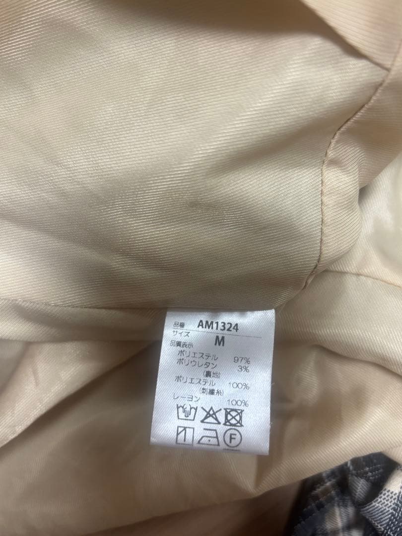 ANDMARY Karen check mini dress Mサイズ