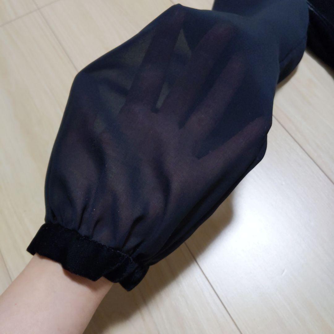 ジェーンマープル　黒　ベルベット　長靴をはいた猫