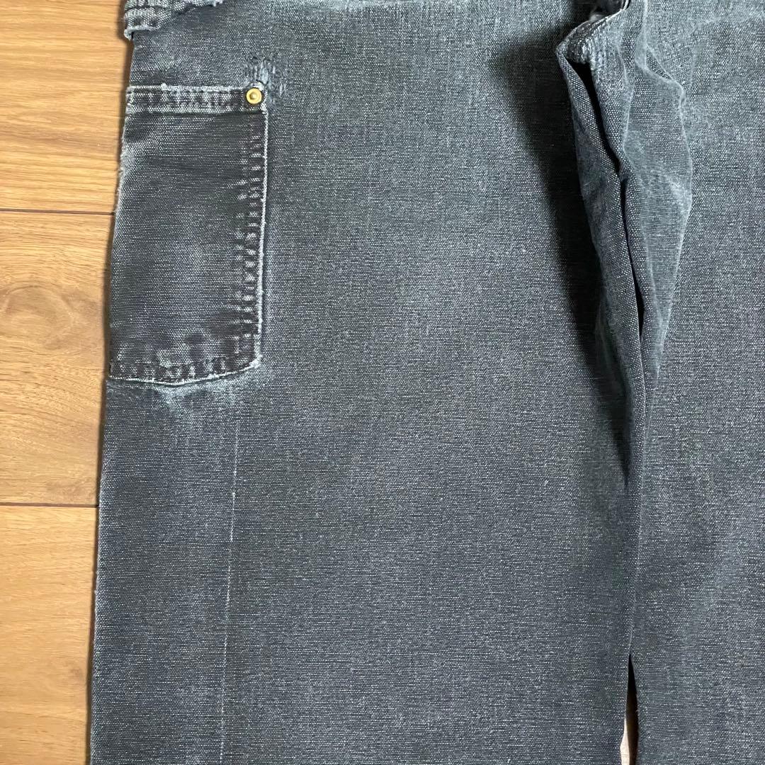 carhartt ダブルニー ブラック アメリカ製 W34L29.5