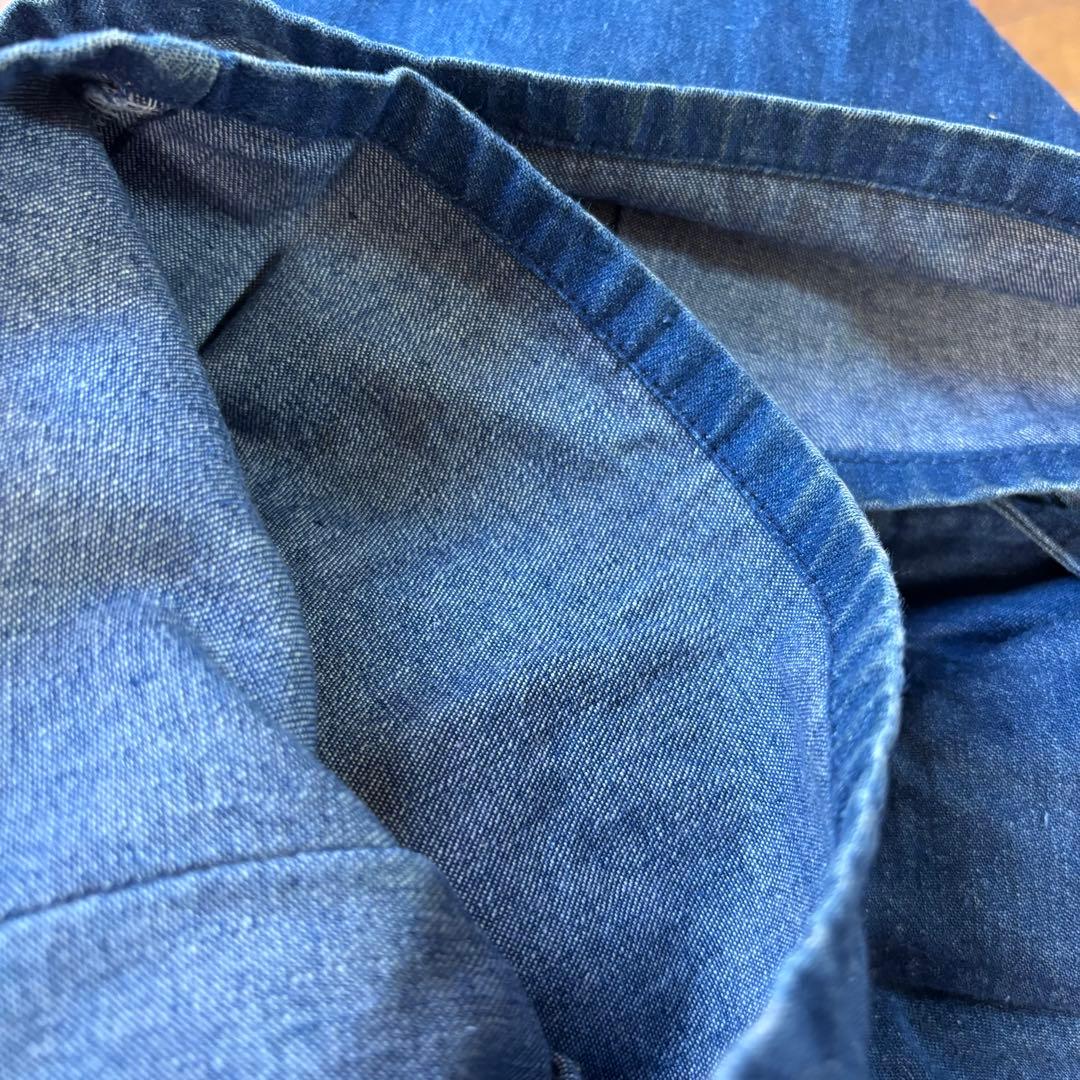 misstexwood デニムサロペット Sサイズ　ジャンプスーツ　ベルボトム