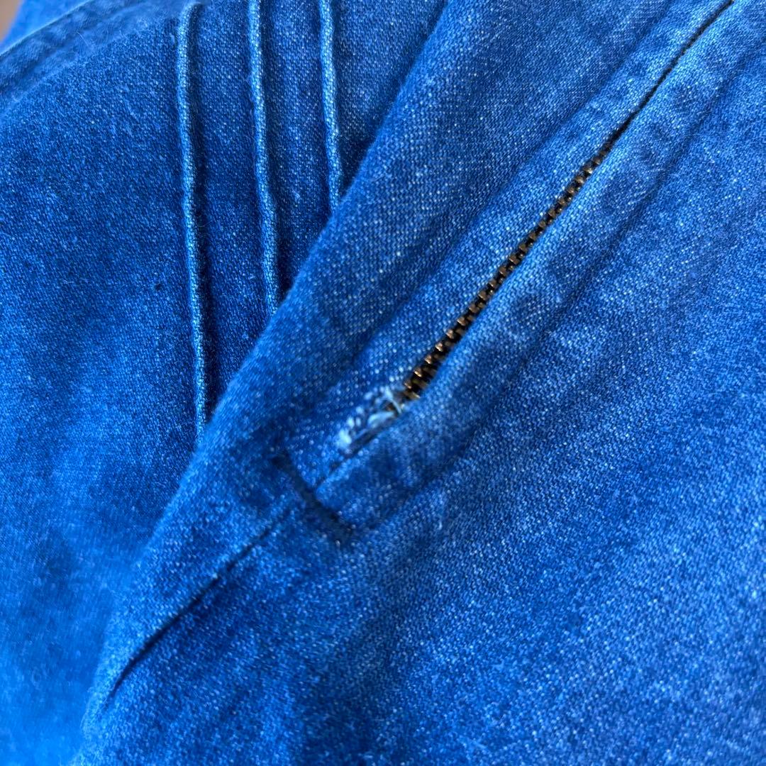 misstexwood デニムサロペット Sサイズ　ジャンプスーツ　ベルボトム