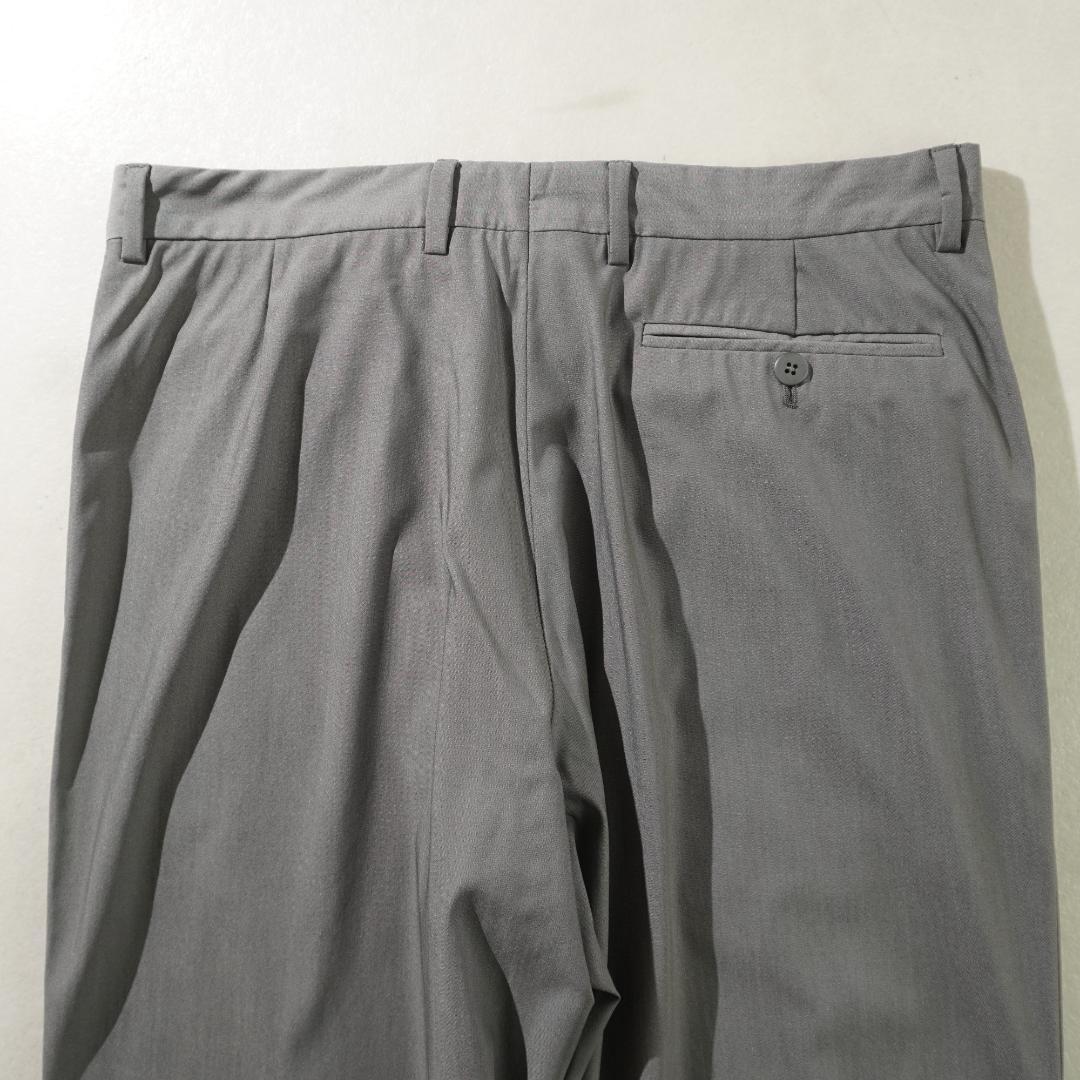 GIORGIO ARMANI ノータックスラックスパンツ グレー/UW285