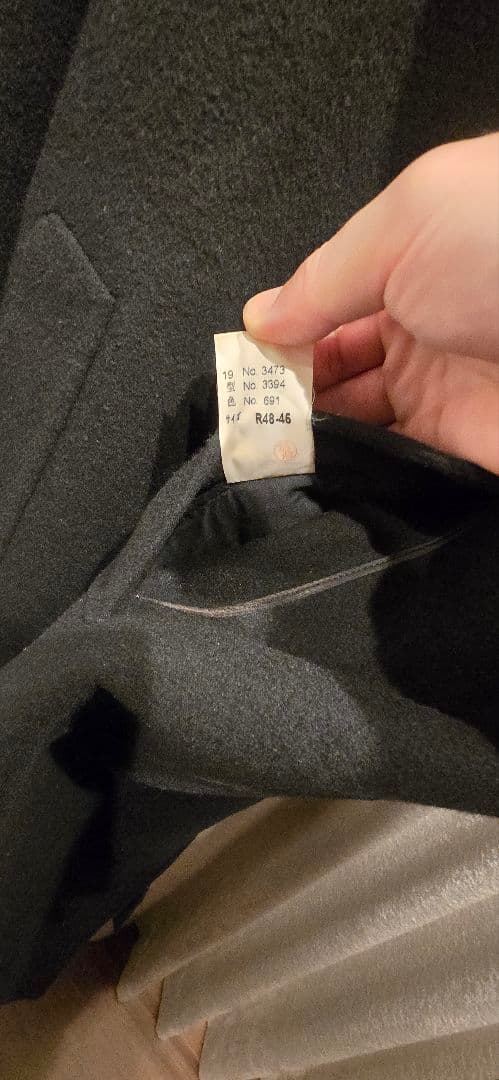 LANVIN CLASSIQUE ブラック チェスターコート